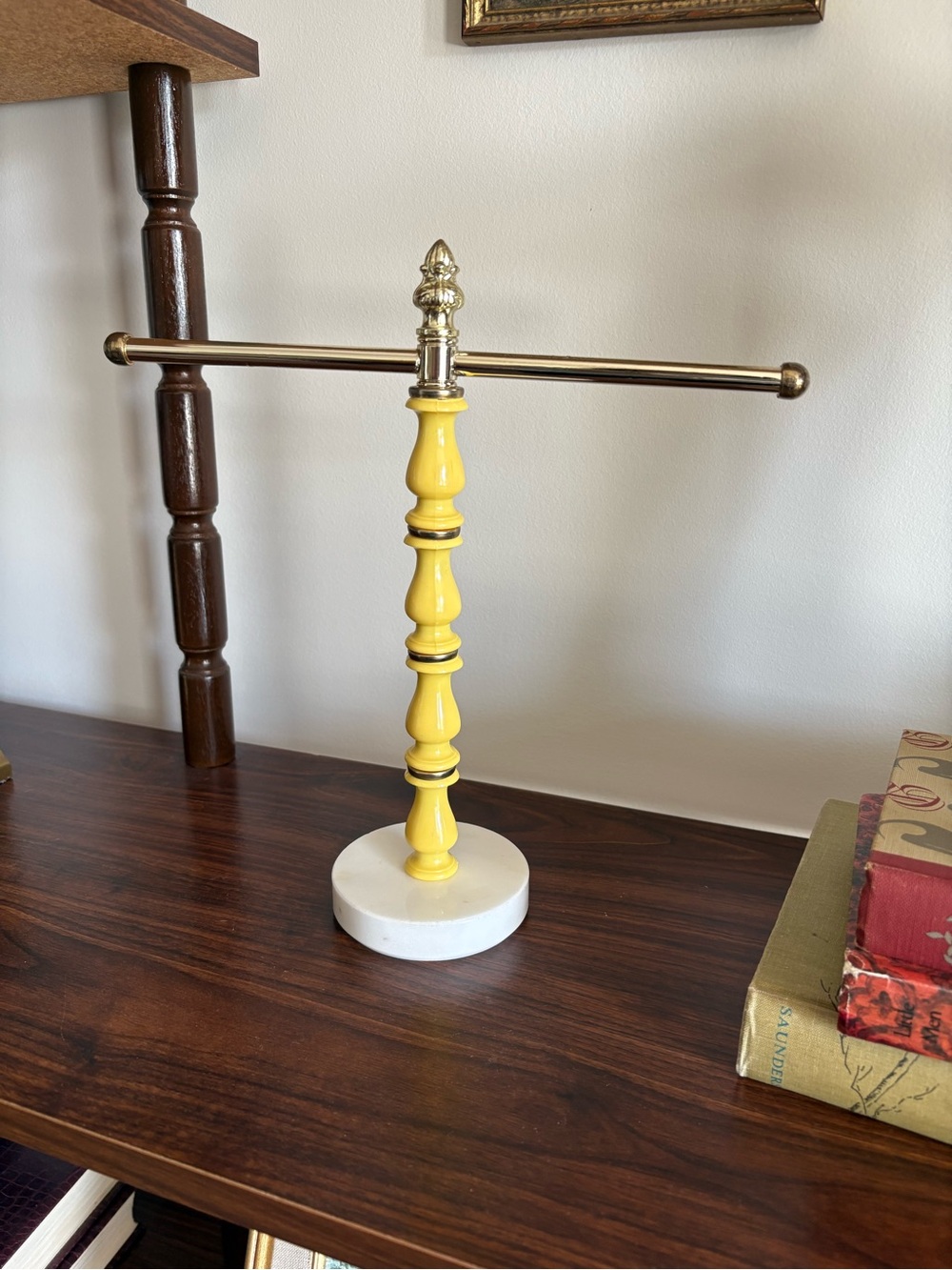 Vintage towel holder or necklace holder